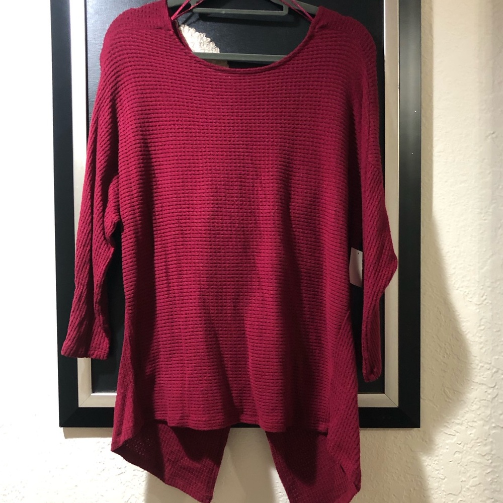 1. State Waffle Knit Top